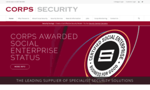 Corpssecurity.co.uk thumbnail