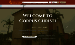 Corpuschristimiami.org thumbnail