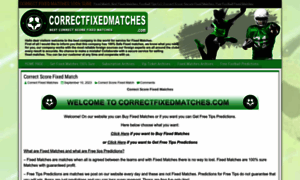 Correctfixedmatches.com thumbnail