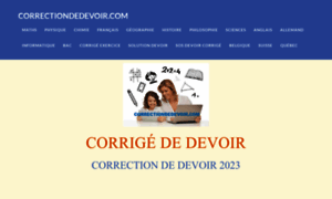 Correctiondedevoir.com thumbnail