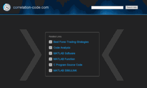 Correlation-code.com thumbnail