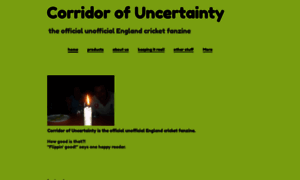 Corridorofuncertainty.com thumbnail