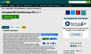 Corrupted-sd-card-recovery-pro.soft112.com thumbnail