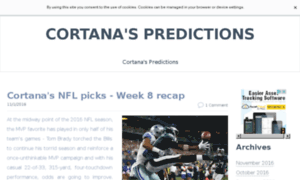 Cortanapredictions.com thumbnail