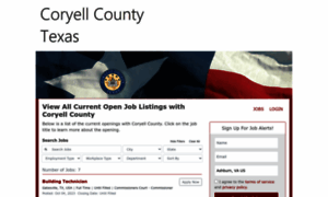Coryellcounty.applicantpool.com thumbnail