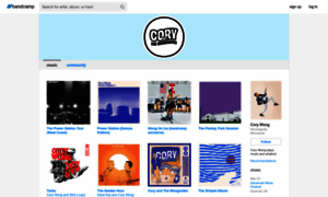 Corywong.bandcamp.com thumbnail