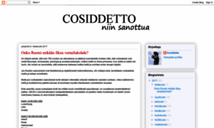 Cosiddetto.blogspot.com thumbnail