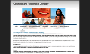 Cosmeticandrestorativedentistry.webmium.com thumbnail