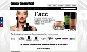 Cosmeticcompanyoutlet.co.uk thumbnail