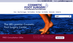Cosmeticfootsurgery.co.uk thumbnail