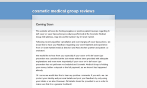 Cosmeticmedicalgroupreviews.co.uk thumbnail