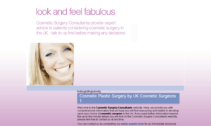 Cosmeticsurgeryconsultants.co.uk thumbnail