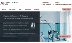 Cosmeticsurgerylaw.co.uk thumbnail