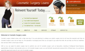 Cosmeticsurgeryloans.me.uk thumbnail