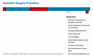 Cosmeticsurgeryprocedure.com thumbnail