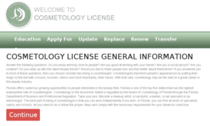 Cosmetology-license.org thumbnail