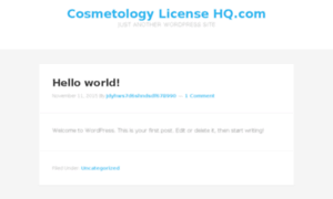 Cosmetologylicensehq.com thumbnail