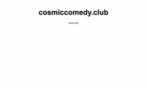 Cosmiccomedy.club thumbnail