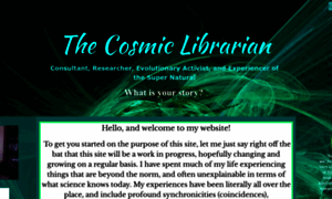 Cosmiclibrarian.com thumbnail