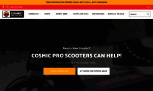 Cosmicproscooters.com thumbnail