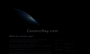 Cosmicray.com thumbnail