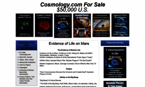 Cosmology.com thumbnail