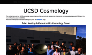 Cosmology.ucsd.edu thumbnail