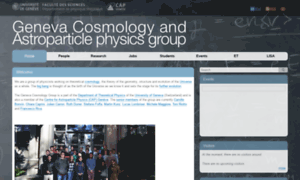 Cosmology.unige.ch thumbnail