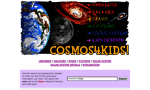 Cosmos4kids.com thumbnail