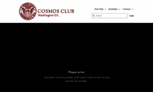 Cosmosclub.org thumbnail