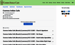 Cosmosindiancafe.com thumbnail
