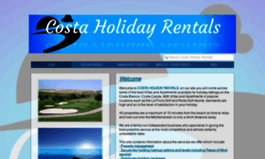 Costaholidayrentals.com thumbnail