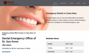 Costamesaemergencydentist.com thumbnail