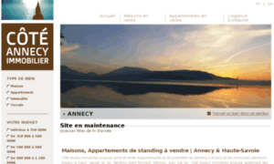 Cote-annecy-immobilier.fr thumbnail
