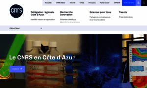 Cote-azur.cnrs.fr thumbnail
