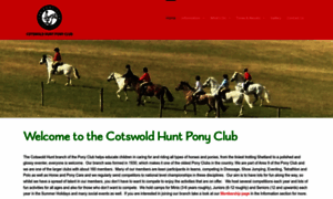 Cotswoldhuntponyclub.co.uk thumbnail