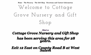 Cottagegrovenursery.com thumbnail