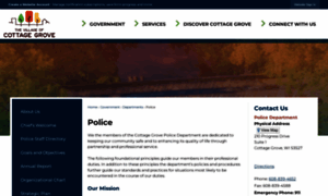 Cottagegrovepolice.org thumbnail