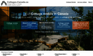 Cottages-canada.ca thumbnail