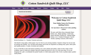 Cottonsandwichquiltshop.com thumbnail