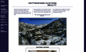 Cottonwoodcanyonsrealty.com thumbnail