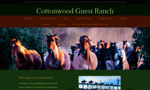 Cottonwoodguestranch.com thumbnail