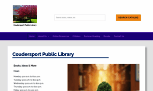 Coudersportlibrary.org thumbnail