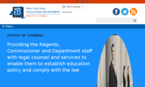 Counsel.nysed.gov thumbnail