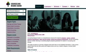 Counselingdegreeguide.org thumbnail