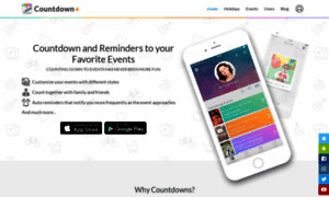 Countdownplusevents.com thumbnail