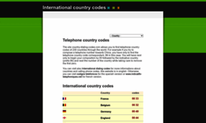 Country-dialing-codes.com thumbnail