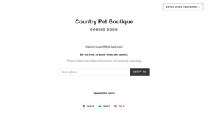 Countrypetboutique.com thumbnail