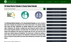 Countyschoolcalendar.com thumbnail