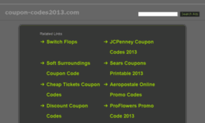 Coupon-codes2013.com thumbnail